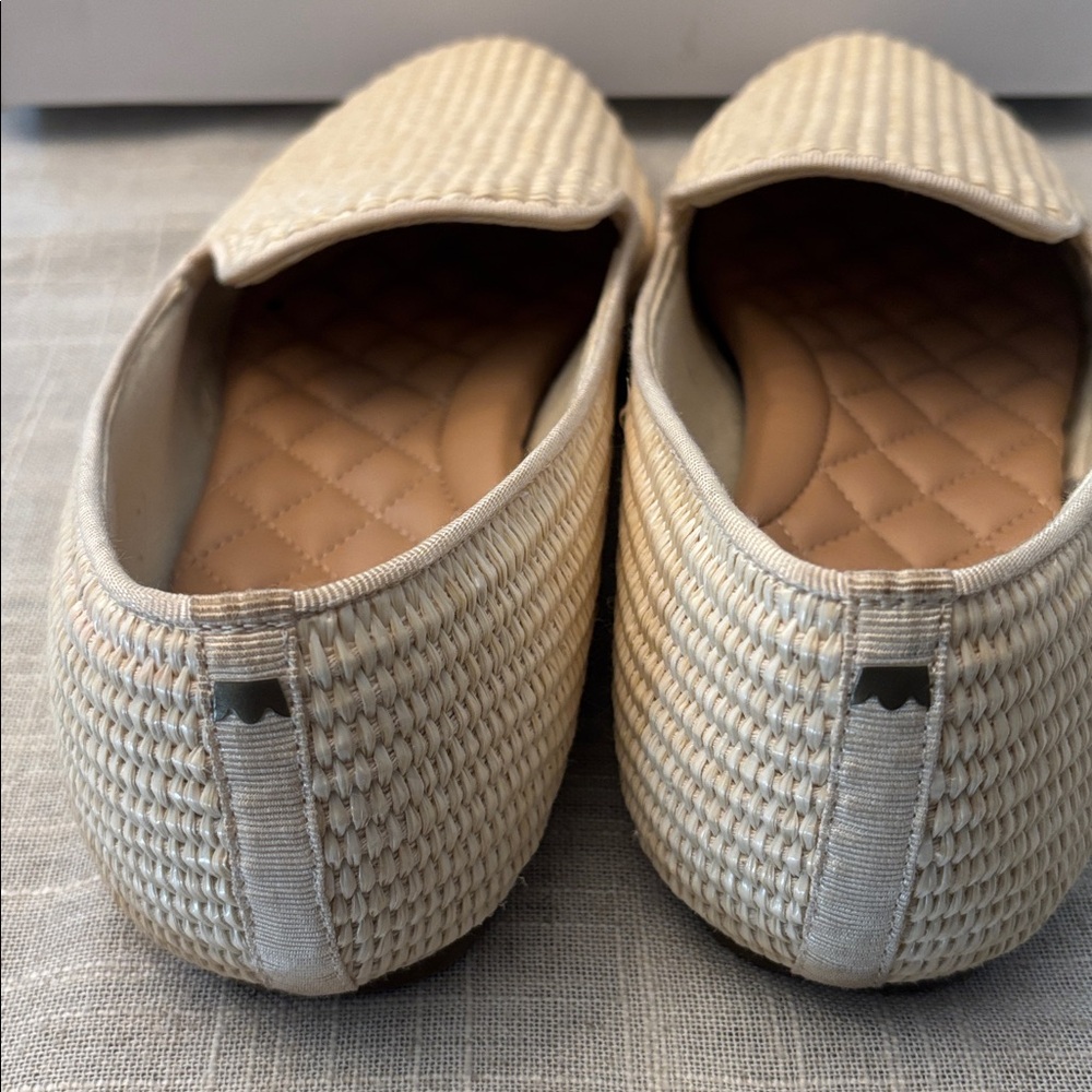 Birdies The Starling slip-on natural 10 Cream Woven Loafers - Picture 4 of 6